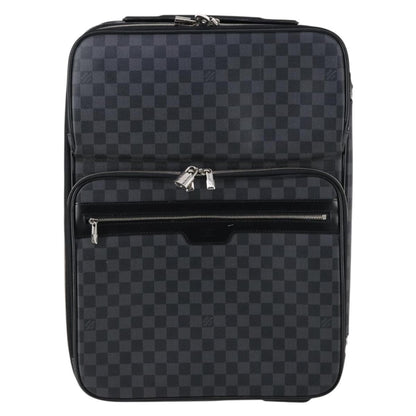 Louis Vuitton Pegase Luggage Damier Graphite, BLACK, CANVAS, Travel bag