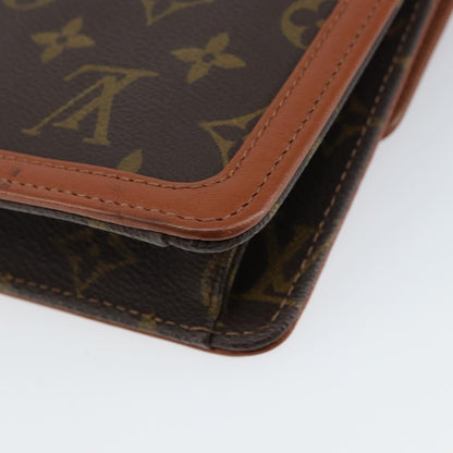 Louis Vuitton Dame Pochette Monogram Canvas, BROWN, CANVAS, Clutche & pouche