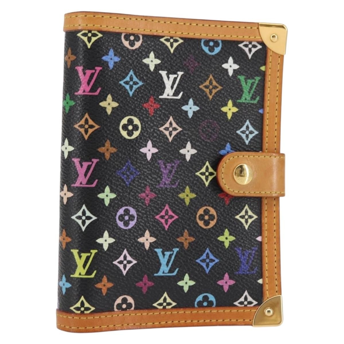 Louis Vuitton Agenda Cover Canvas Multicolor, BLACK, CANVAS, Toiletry Case
