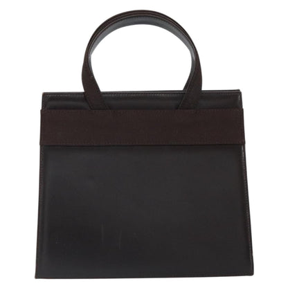 Salvatore Ferragamo Convertible Vara Bow Tote Leather, BROWN, LEATHER, Handbag