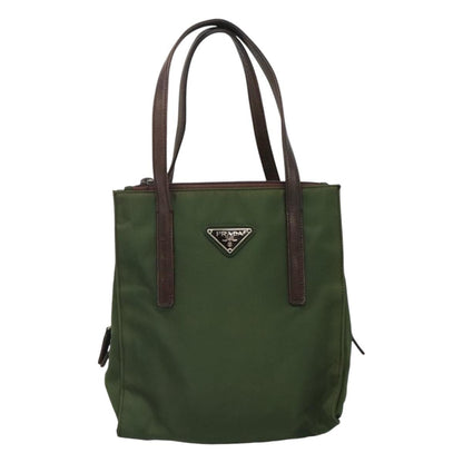 Prada Vintage Handbag Tessuto, KHAKI, NYLON, Handbag