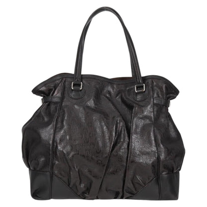 Gucci Full Moon Tote Leather, BLACK, LEATHER, Tote bag