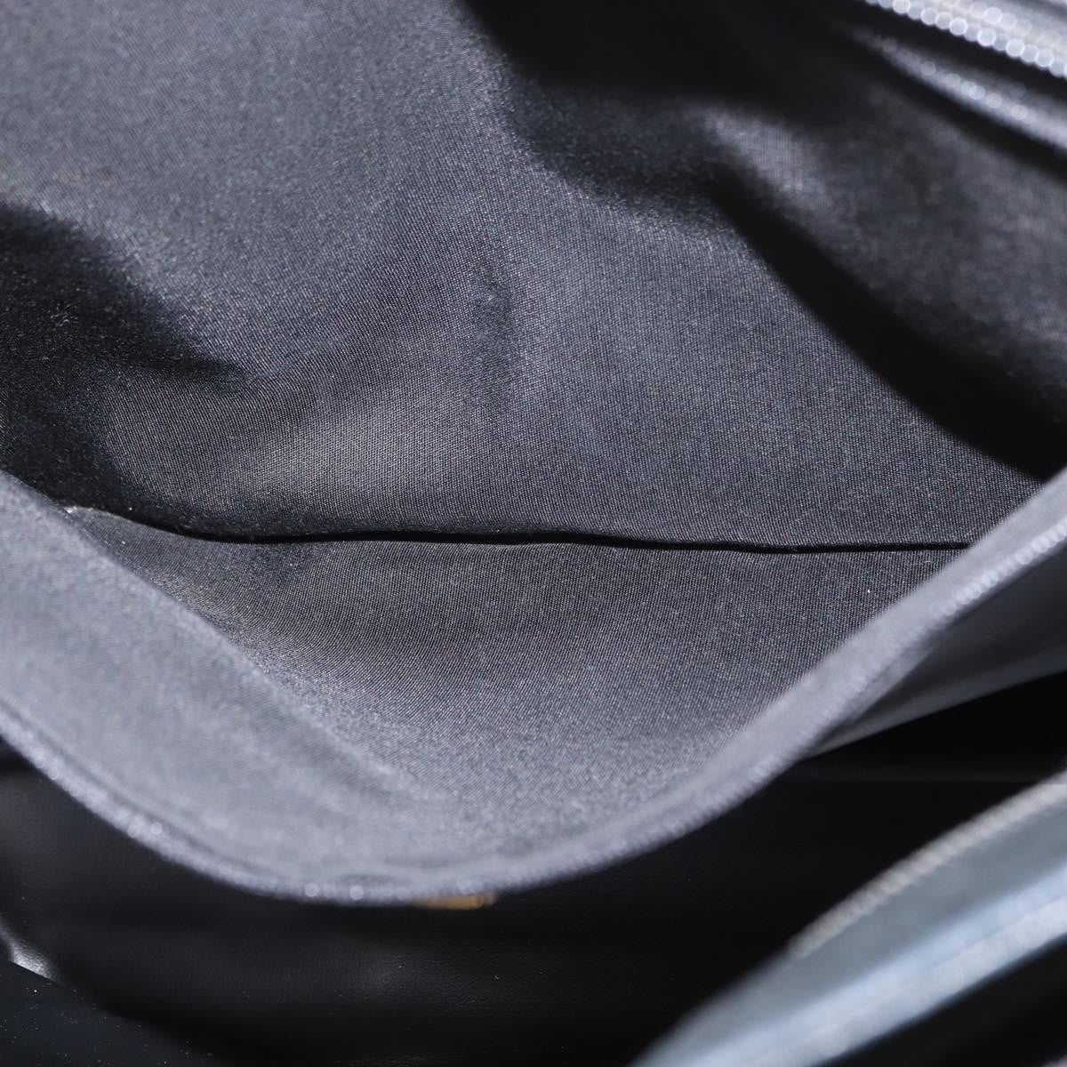 Bally Vintage Tote Bag Quilted Leather, Black, Leather, Tote Bag