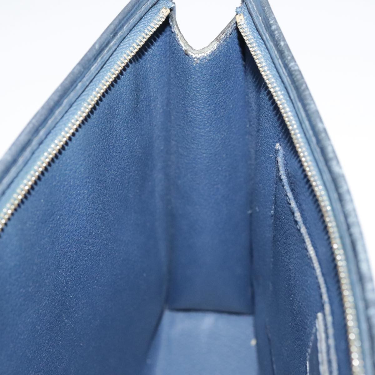 Louis Vuitton Toiletry Pouch Epi Leather, NAVY, LEATHER, Toiletry Case
