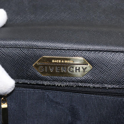 Givenchy Vintage Handbag Leather, BLACK, LEATHER, Handbag