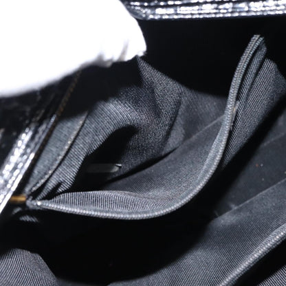 Chanel Coco Mark Patent Leather, BLACK, PATENT_LEATHER, Shoulder bag