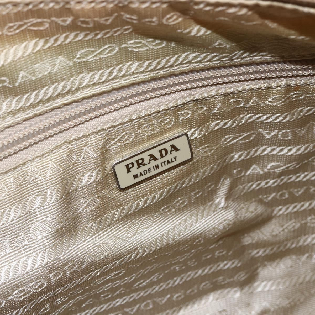 Prada Vintage Shoulder Bag Tessuto, Yellow, Nylon, Shoulder Bag