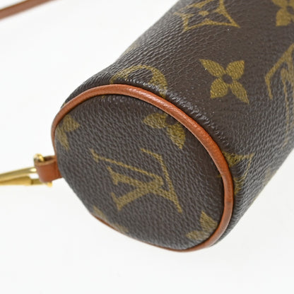 Louis Vuitton Papillon Handbag Monogram Canvas, Brown, Canvas, Handbag
