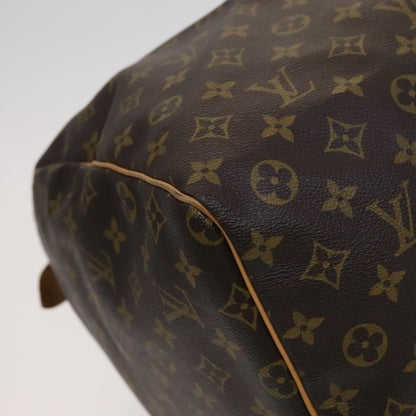 Louis Vuitton Keepall Bag Monogram Canvas, BROWN, CANVAS, Travel bag