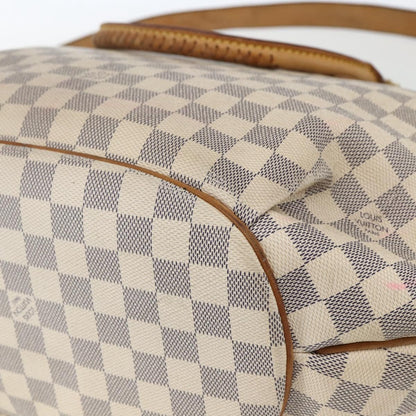 Louis Vuitton Riviera Handbag Damier, BEIGE, CANVAS, Handbag