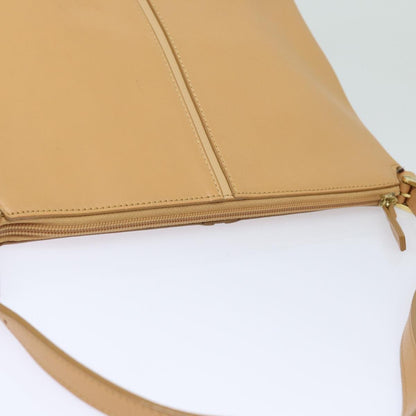Burberry Nova check Shoulder bag Leather, Beige, Leather, Shoulder Bag