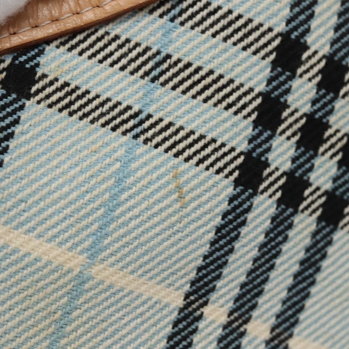 Burberry Nova Check Tote canvas check pattern, BLUE, CANVAS, Tote bag