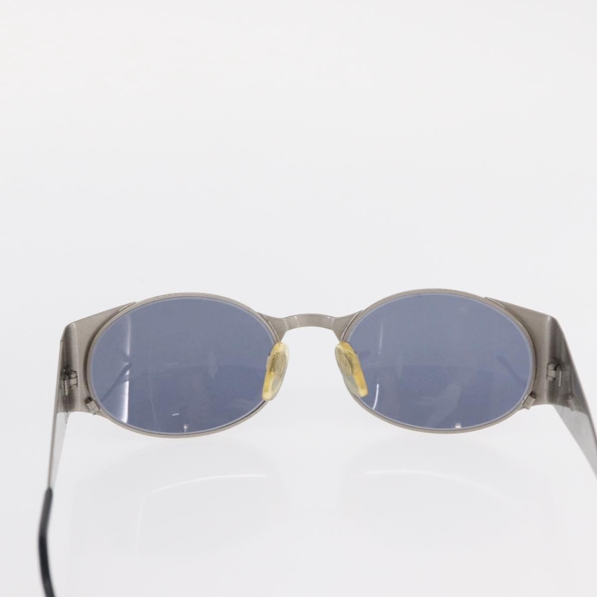 Chanel Logo CC Sunglasses Metal, SILVER, METAL, Sunglasse