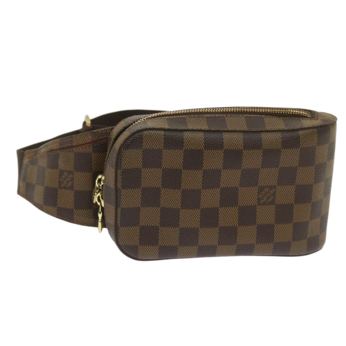 Louis Vuitton Geronimos Waist Bag Damier, BROWN, CANVAS, Shoulder bag