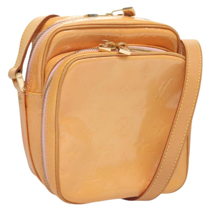 Louis Vuitton Wooster Handbag Monogram Vernis, BEIGE, PATENT_LEATHER, Handbag