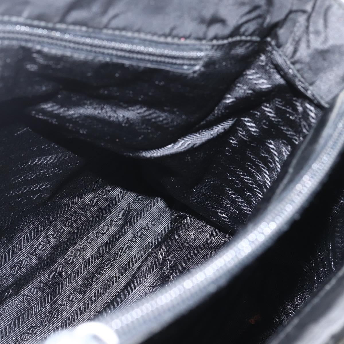 Prada Vintage Tote Tessuto, BLACK, NYLON, Tote bag