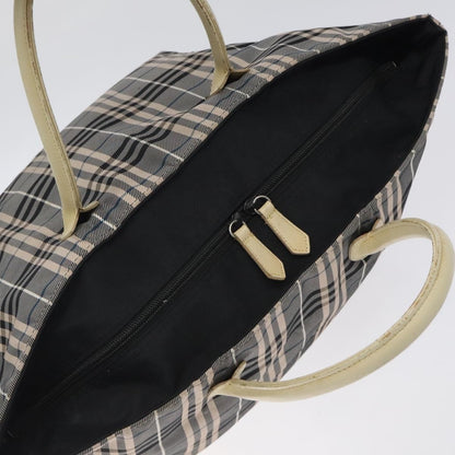 Burberry Nova Check Tote canvas check pattern, NAVY, CANVAS, Tote bag