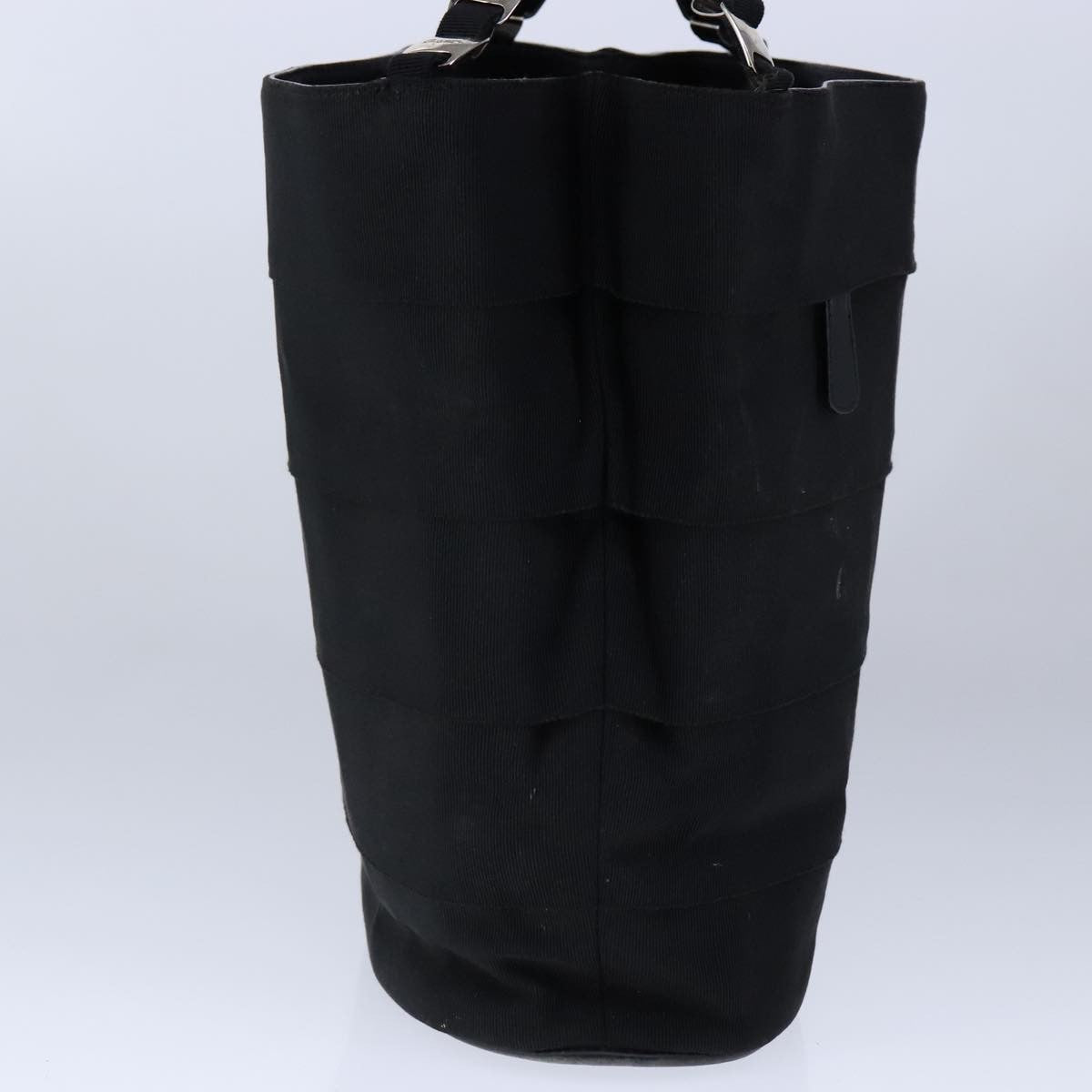 Salvatore Ferragamo Gancini Tote Gancini Canvas, BLACK, CANVAS, Tote bag