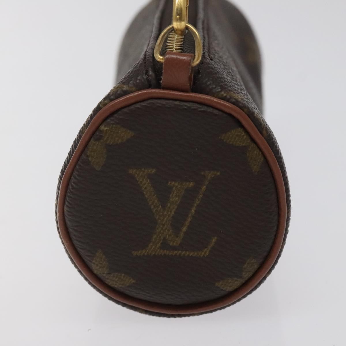 Louis Vuitton Papillon Pochette Monogram Canvas, BROWN, CANVAS, Handbag