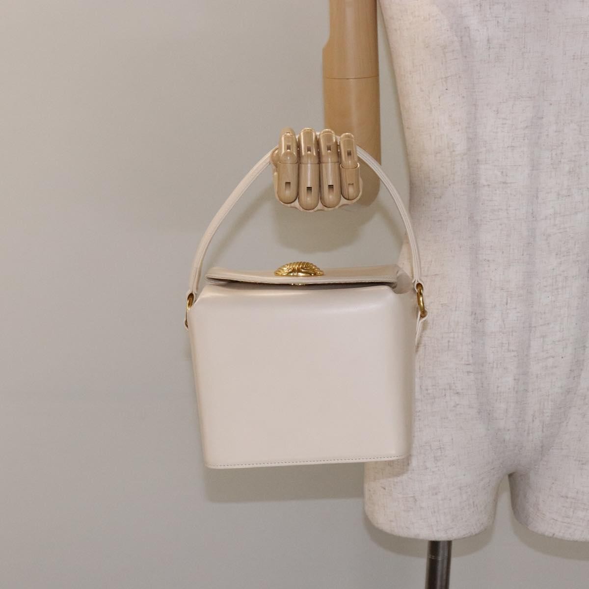 Givenchy Vintage Handbag Leather, ECRU, LEATHER, Handbag