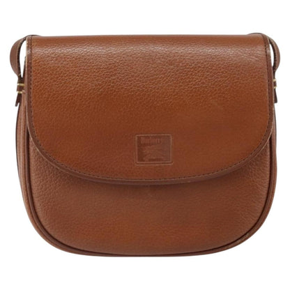 Burberry Vintage Shoulder Bag Leather, BROWN, LEATHER, Shoulder bag
