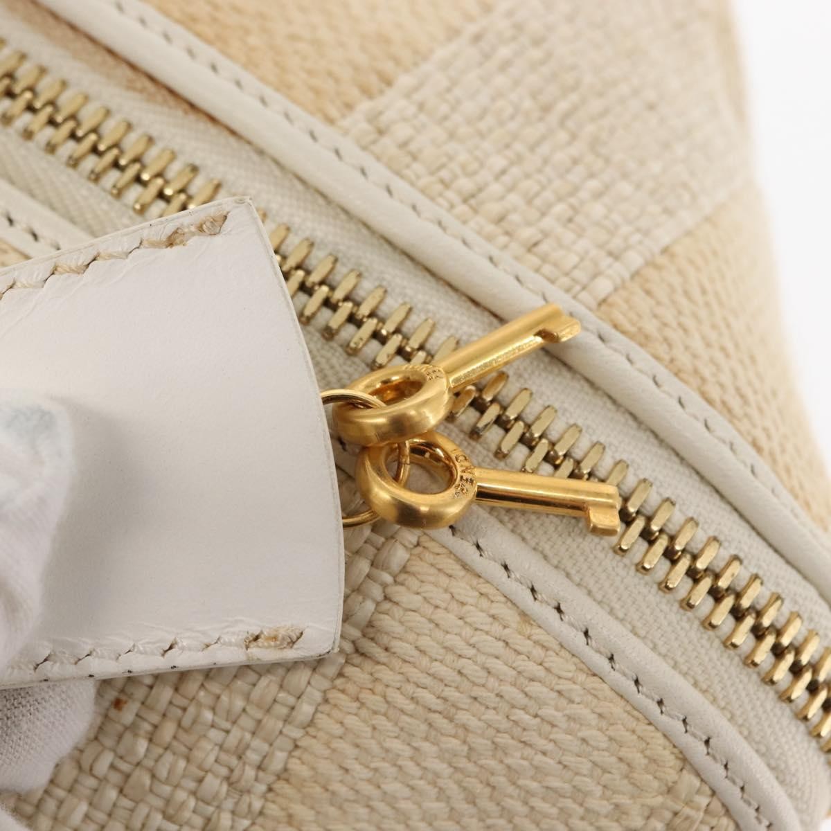 Fendi Pequin 2Bag Canvas and Leather, BEIGE, CANVAS, Tote bag