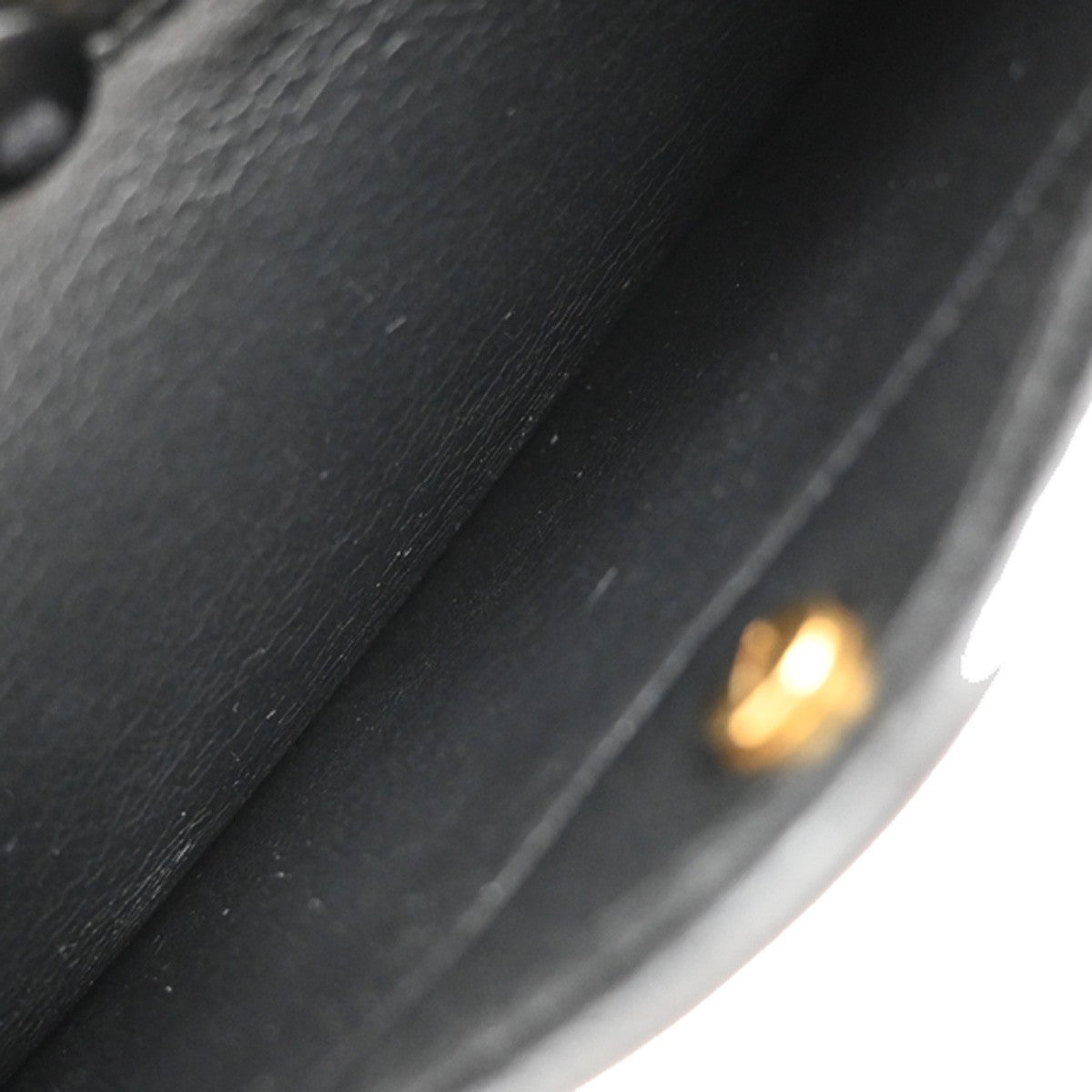 Christian Dior Vintage CD Logo Shoulder Bag Leather, BLACK, LEATHER, Shoulder bag