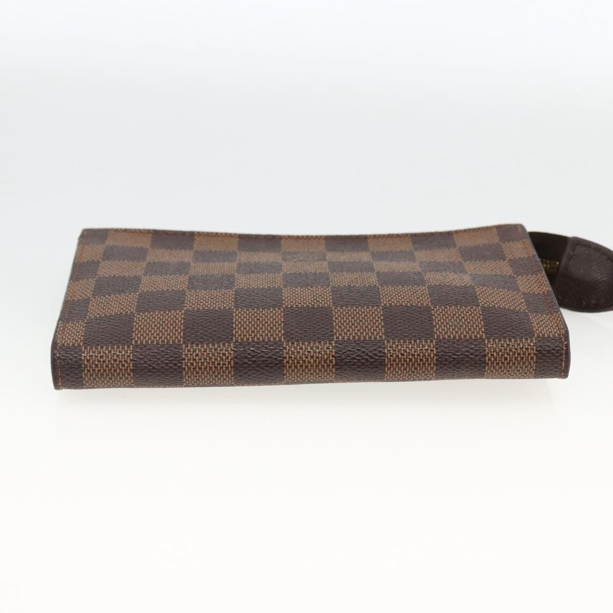 Louis Vuitton Marais Bucket Zip Pouch Damier, Brown, Canvas, Clutch