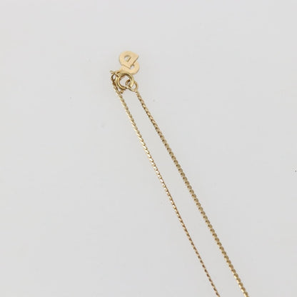 Christian Dior CD Pendant Necklace Metal, Gold, Metal, Necklace