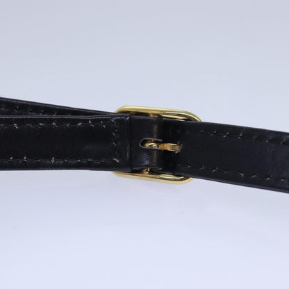 Bally Vintage Shoulder Bag Leather, Black, Leather, Shoulder Bag
