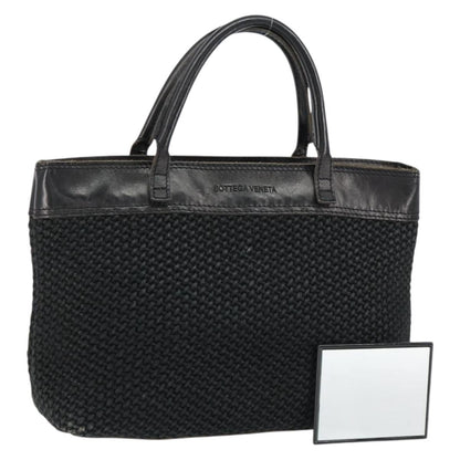 Bottega Veneta Vintage handbag Canvas, BLACK, CANVAS, Handbag