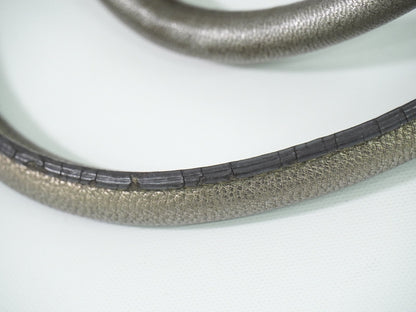 Salvatore Ferragamo Gancini Buckle Shoulder Bag Leather, GOLD, LEATHER, Shoulder bag