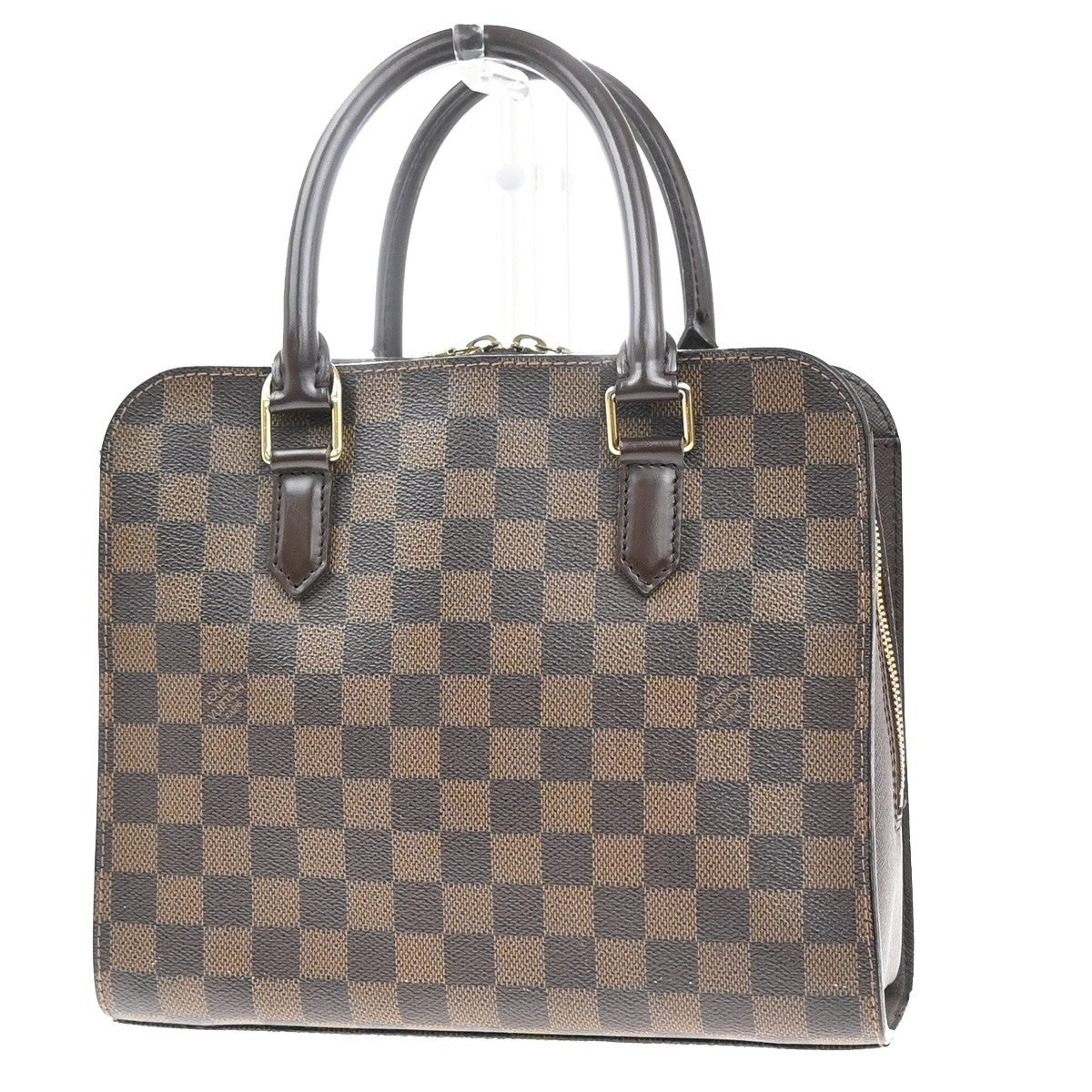 Louis Vuitton Triana Bag Damier, Brown, Canvas, Handbag