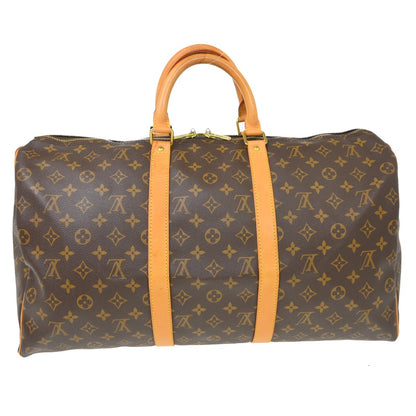 Louis Vuitton Keepall Bag Monogram Canvas, Brown, Canvas, Travel Bag