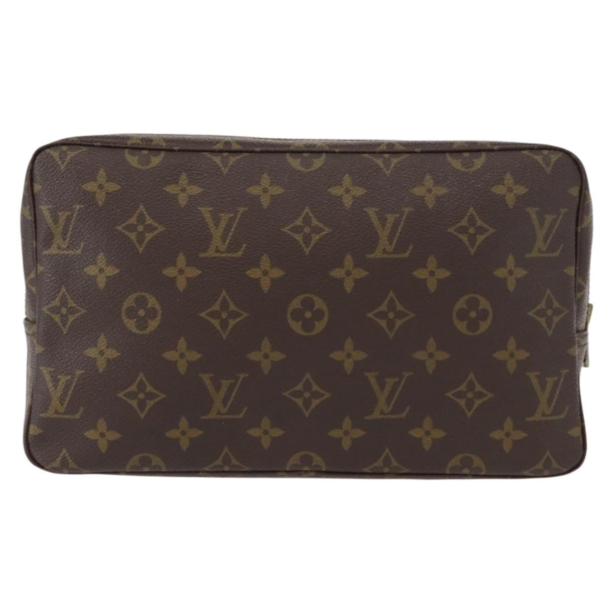 Louis Vuitton Trousse Toilette Monogram Canvas, BROWN, CANVAS, Clutche & pouche
