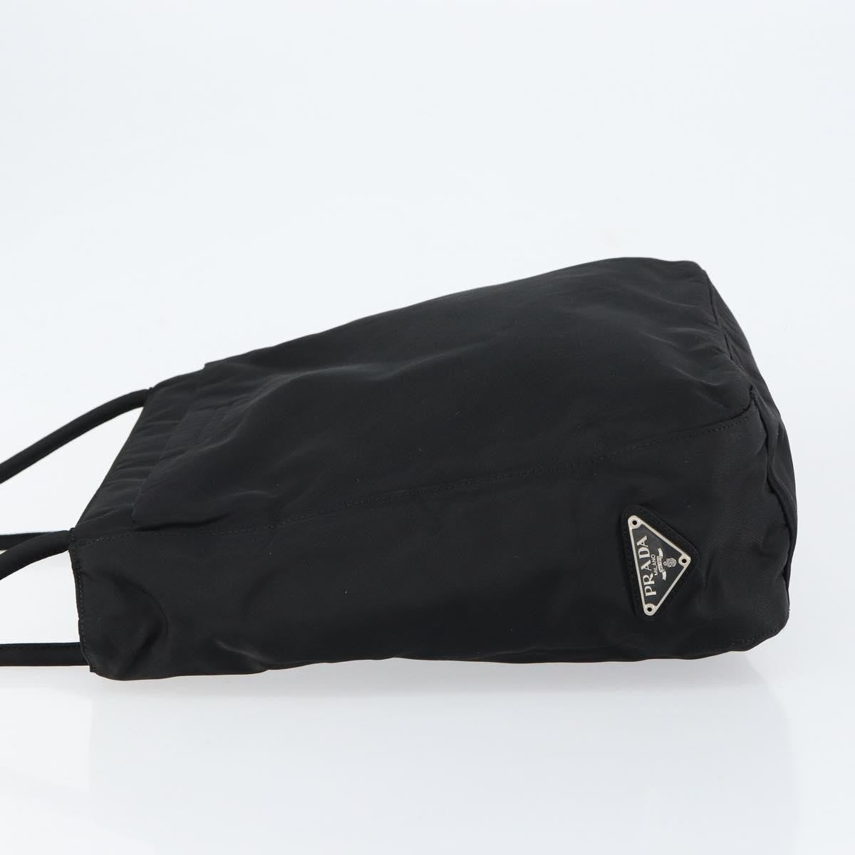 Prada Vintage Shoulder Bag Tessuto, BLACK, NYLON, Shoulder bag
