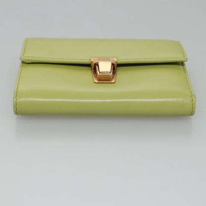 Prada Wallet, Green, Leather, Wallet