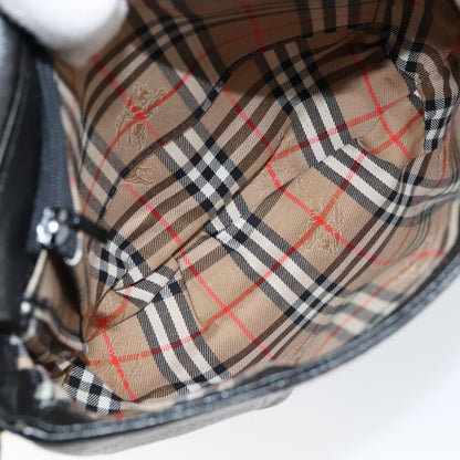 Burberry Flap Shoulder Bag Leather, BLACK, LEATHER, Shoulder bag