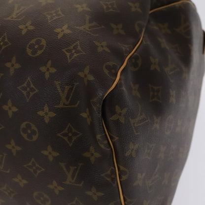 Louis Vuitton Keepall Bag Monogram Canvas, BROWN, CANVAS, Travel bag
