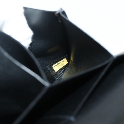 Chanel Flap Clutch Leather, Black, Leather, Clutch