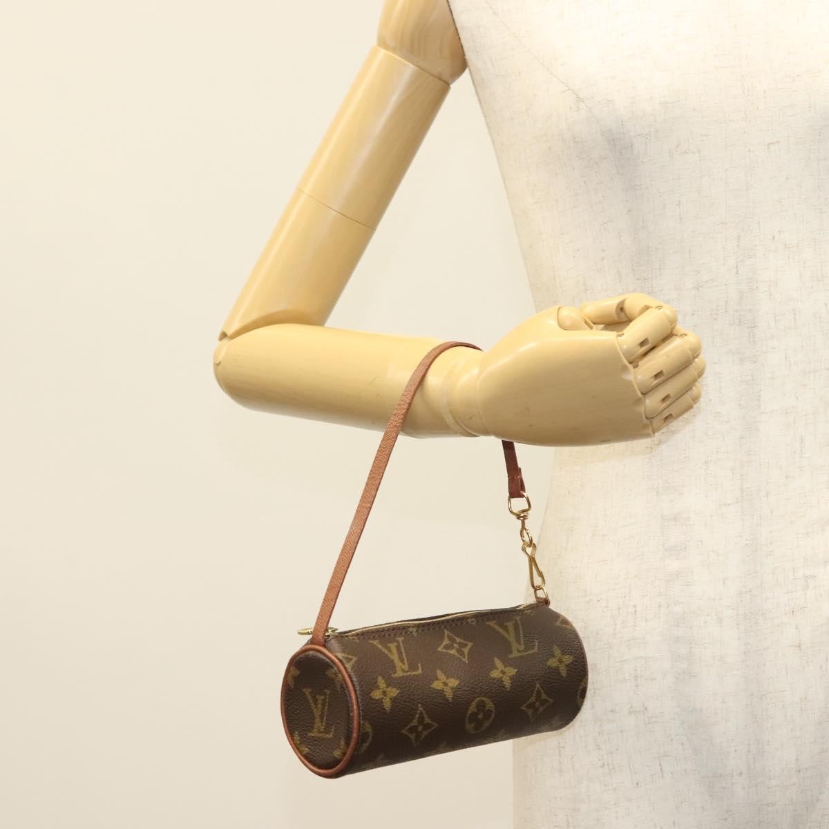 Louis Vuitton Papillon Pochette Monogram Canvas, BROWN, CANVAS, Handbag