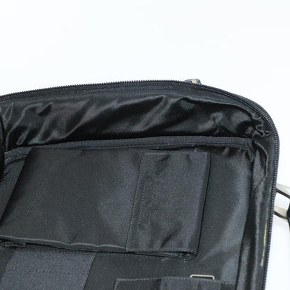 Prada Convertible Front Pocket Briefcase Tessuto with Saffiano Leather, Black, Nylon, Briefcase