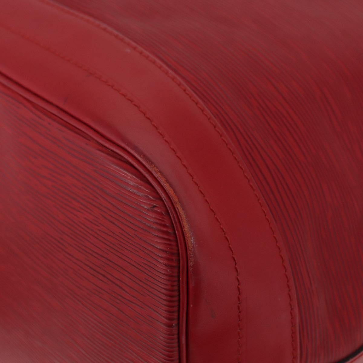 Louis Vuitton Noe Handbag Epi Leather, Red, Leather, Shoulder Bag