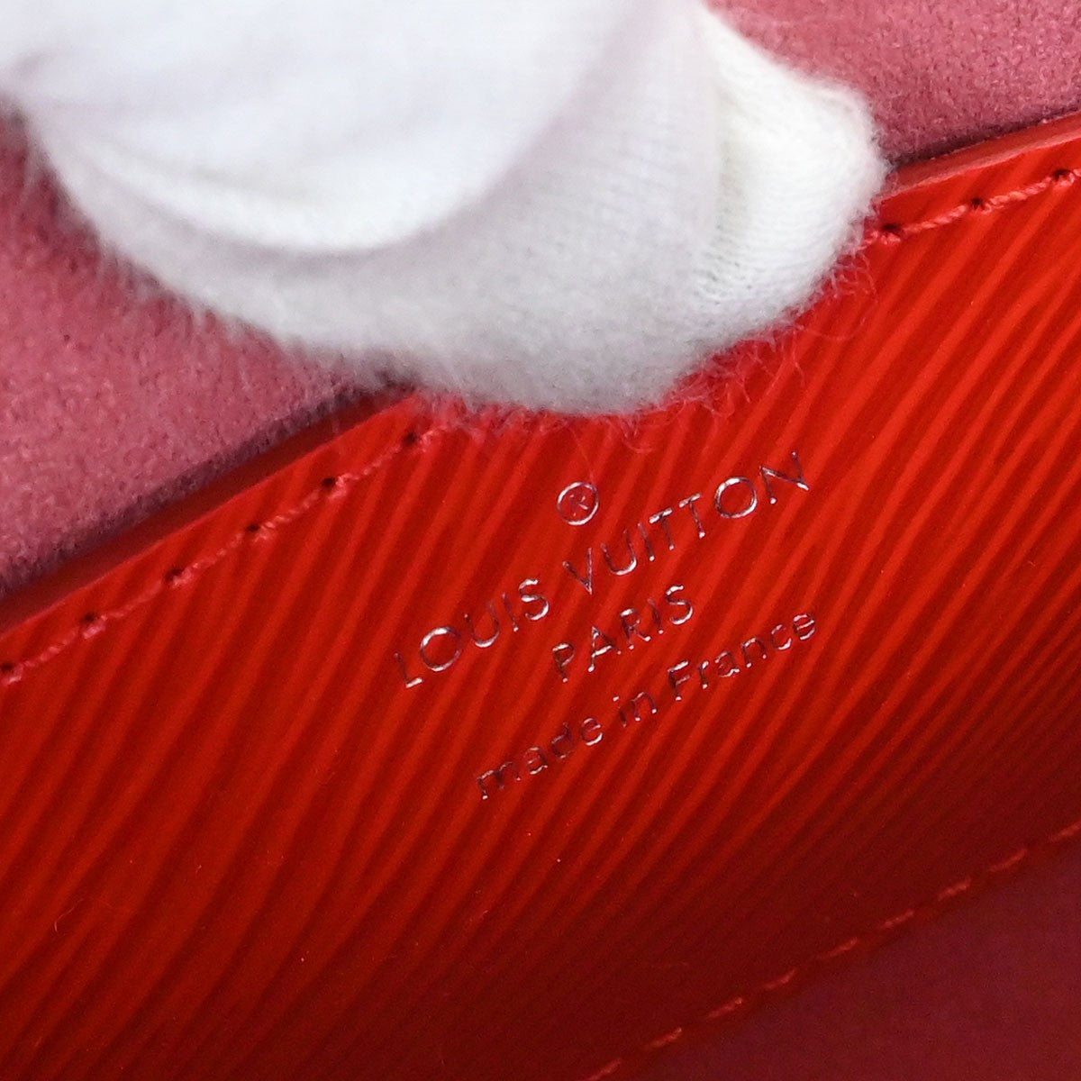 Louis Vuitton Twist Handbag Epi Leather, Red, Leather, Shoulder Bag