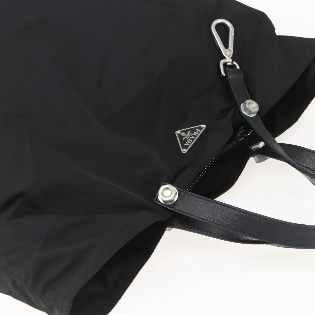 Prada Vintage Tote Tessuto, BLACK, NYLON, Tote bag