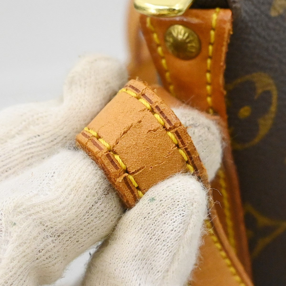 Louis Vuitton Drouot Handbag Monogram Canvas, Brown, Canvas, Shoulder Bag
