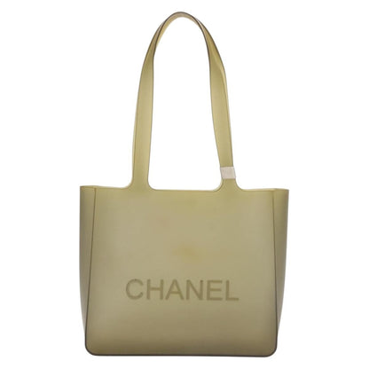 Chanel Jelly Tote Rubber, GRAY, RUBBER, Tote bag