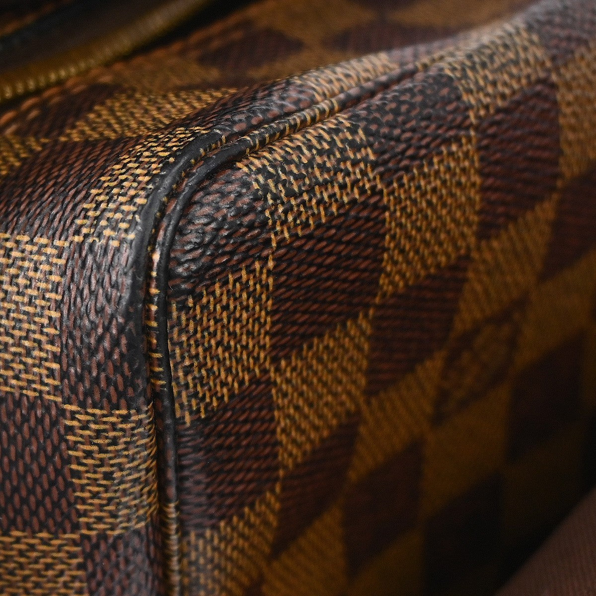 Louis Vuitton Naviglio Handbag Damier, BROWN, CANVAS, Shoulder bag