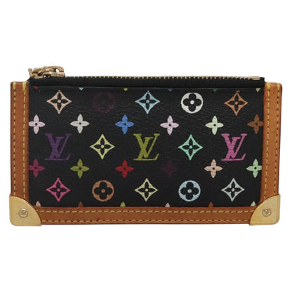 Louis Vuitton Pochette Clés Monogram Canvas, BLACK, CANVAS, Wallets