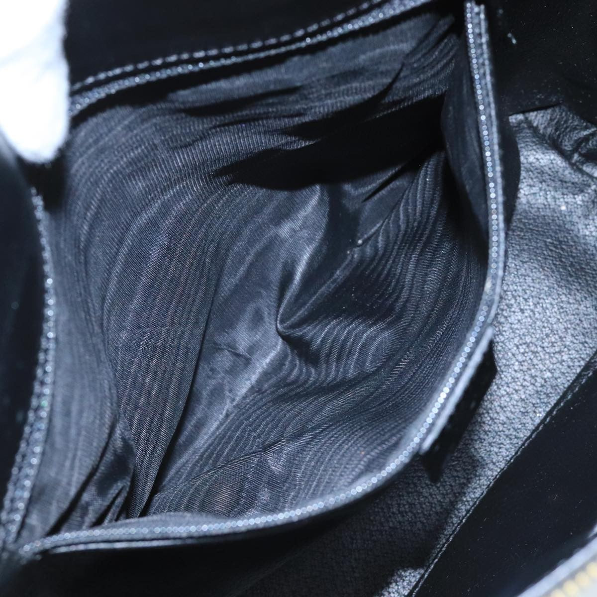 Celine C Macadam Handbag PVC Leather, Black, PVC, Handbag